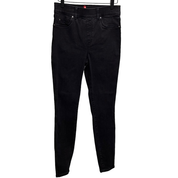 SPANX Jean-ish Ankle Denim Leggings Faded Black Size Small - Picture 1 of 10